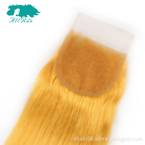 Virgin Yellow Human Hair, Human Hair Yellow Color, Yellow Remy Hair Extension